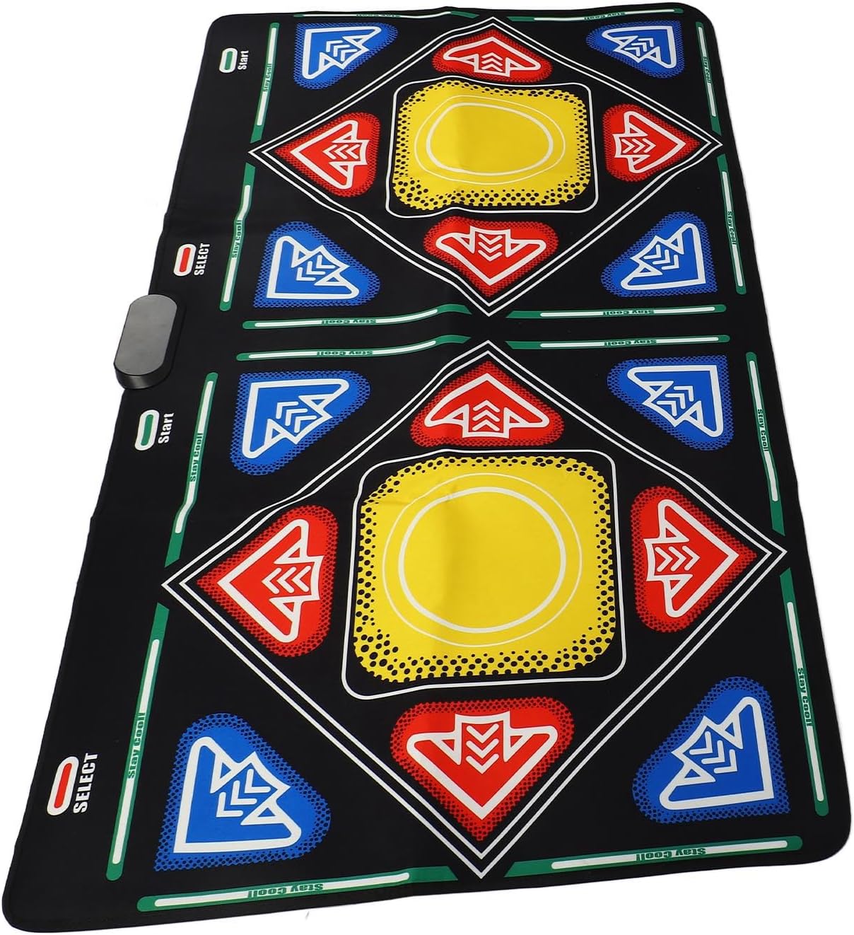 Double Dance Mat HD Multimedia Interface Improve Coordination Electronic Dancing Pad for TV Connection Fun Fitness Game for Kids Adults Family Party
