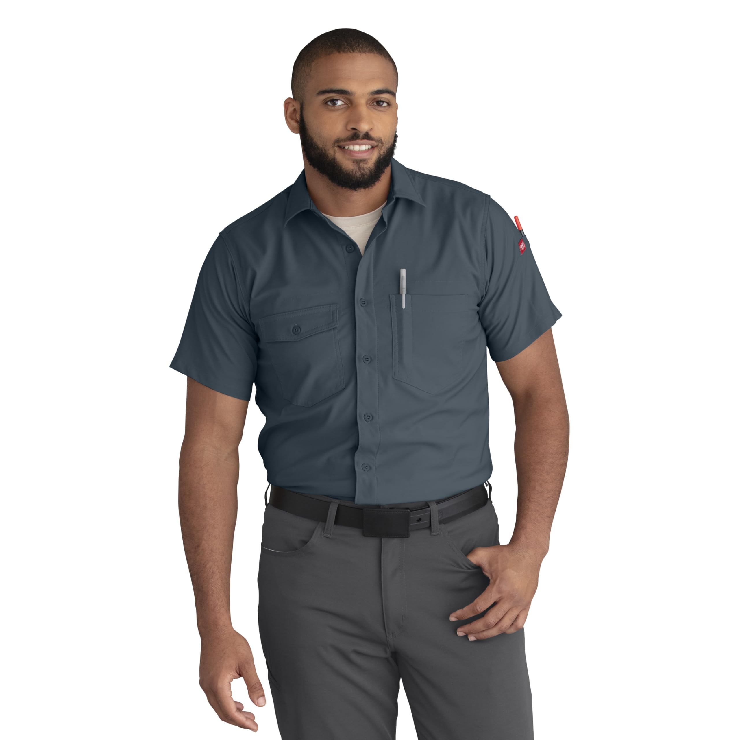 Red Kap Men's Cooling Short Sleeve Work Shirt