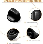 2 Pcs Upgraded S99360232 Range Hood Knob Replacement for Broan Range Parts S600348 Black Fan and Light Knobs Broan Range Hood Switch Plastic Control Knobs Nutone Range Vent Hood Knobs