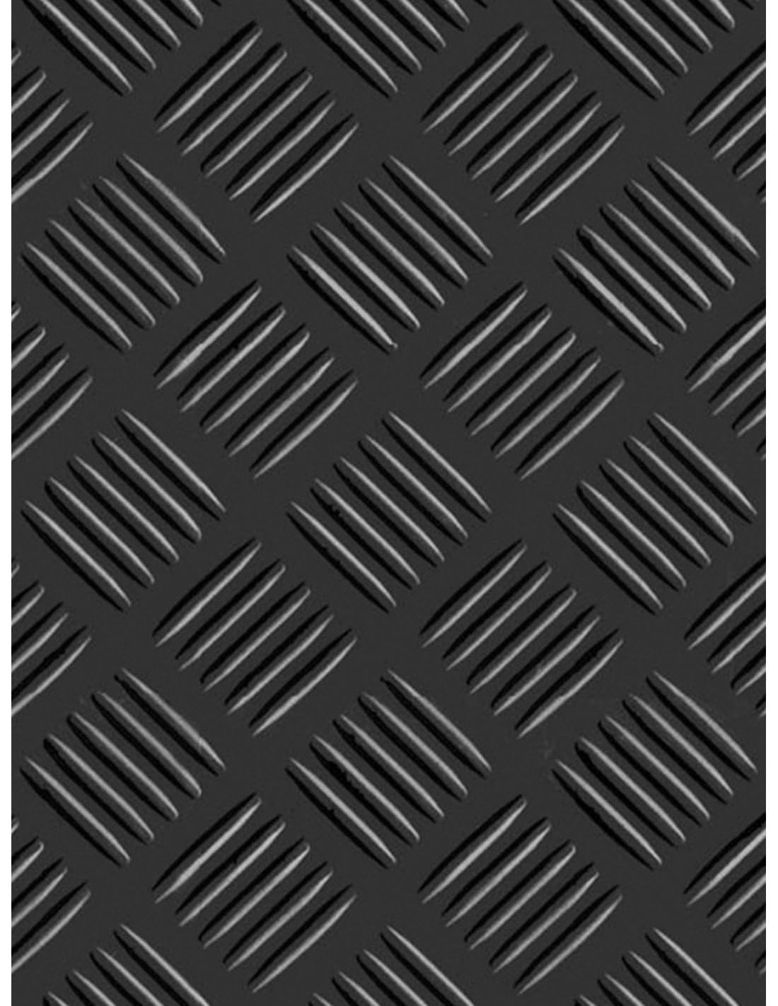 JARDIN202 - Estera Antideslizante Suelo Caucho Goma 3mm - Cuadro de Rayas | 2x1 Metros -