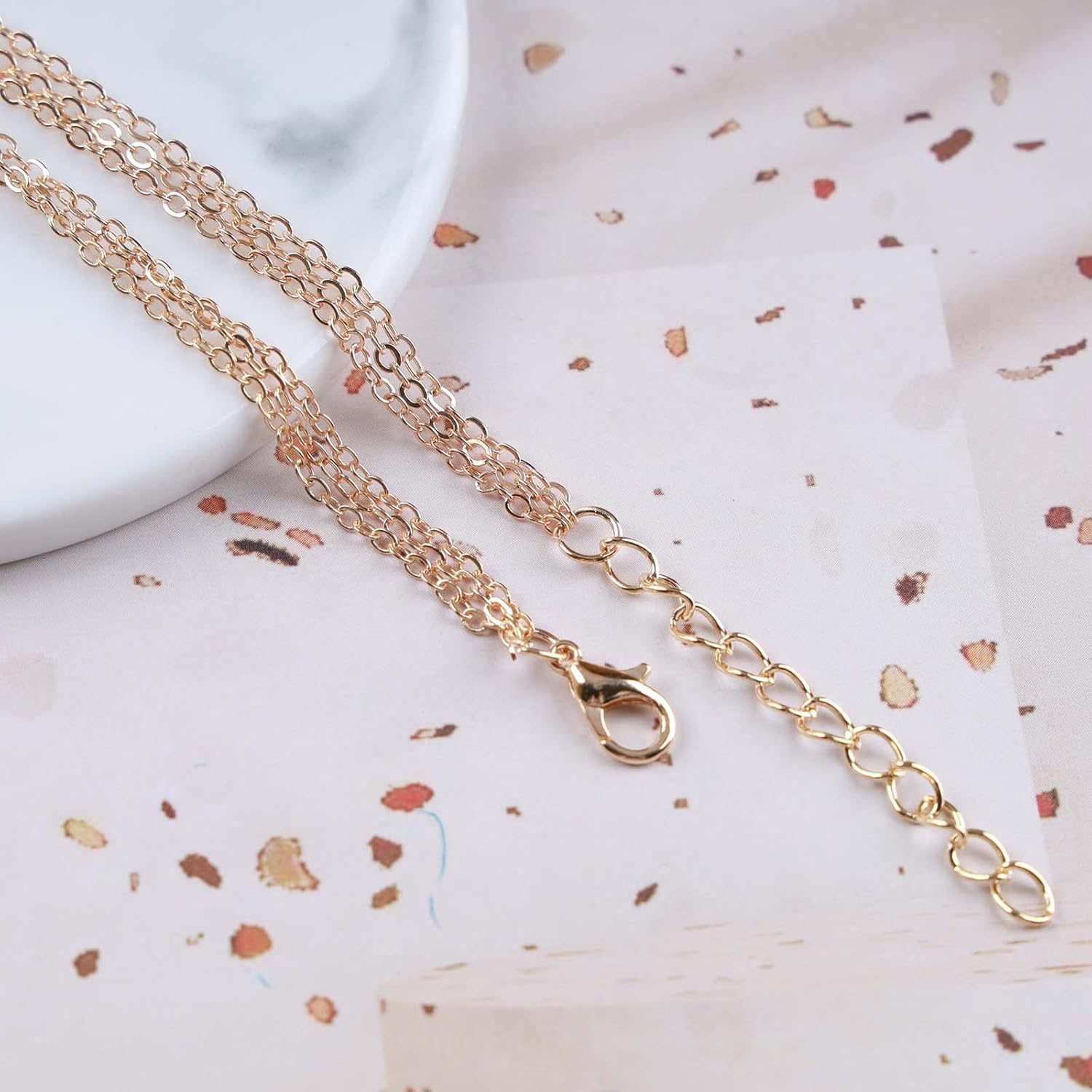 Andelaisi Layered Disc Coin Choker Necklace Gold Coin Pendant Necklace Vintage Triangle Necklace Multilayer Horizontal Bar Chain Necklace Jewelry for Women - Image 8