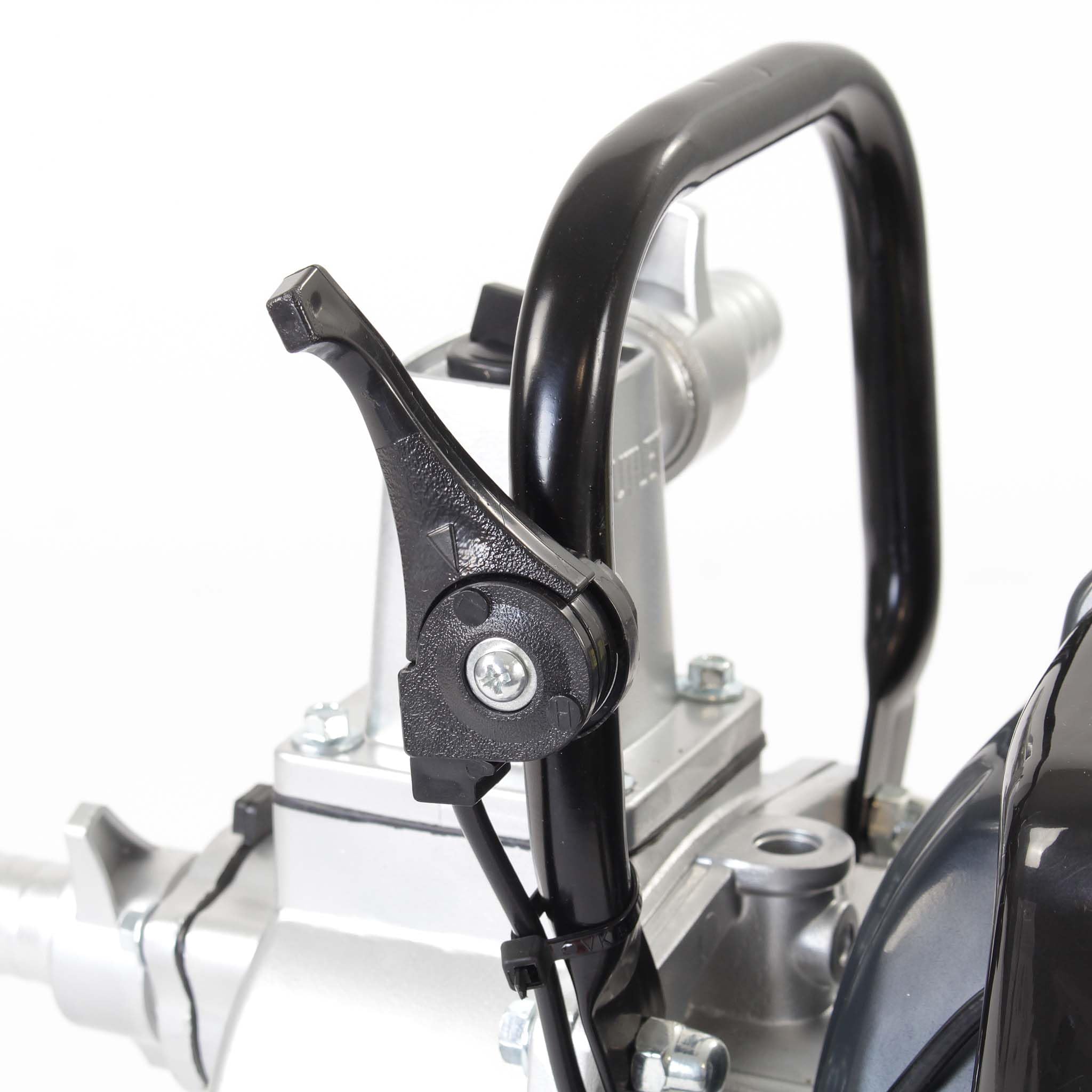 Wiltec Benzin Wasserpumpe 1kW 8.000l/h 6.500U/min, 30m Förderhöhe, Gartenpumpe mit 4 Takt Motor, Motorpumpe