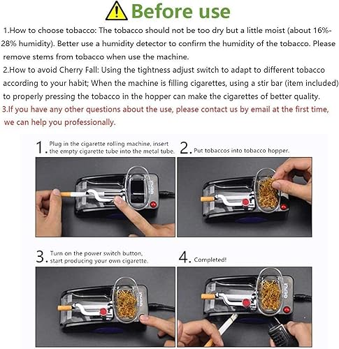 Miniatura 9 de GERUI Mini máquina automática con ruedas de cigarrillos eléctricos azul
