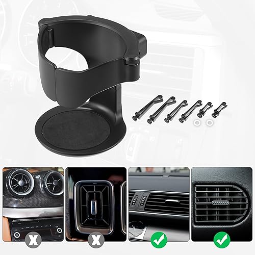Miniatura 5 de X AUTOHAUX 2 uds. Soporte para taza de bebida de agua para automóvil, ajustable, universal, para coche, barco, caravana, caravana, caravana, caravana