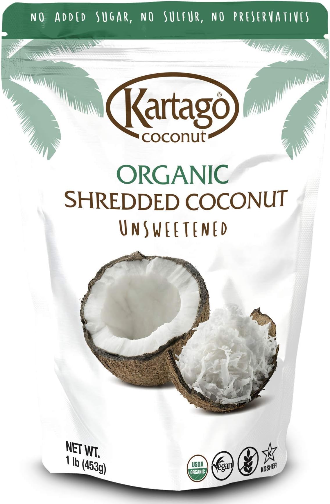 Trader Joe's Organic Pure Unsweetened Coconut Flakes 8oz