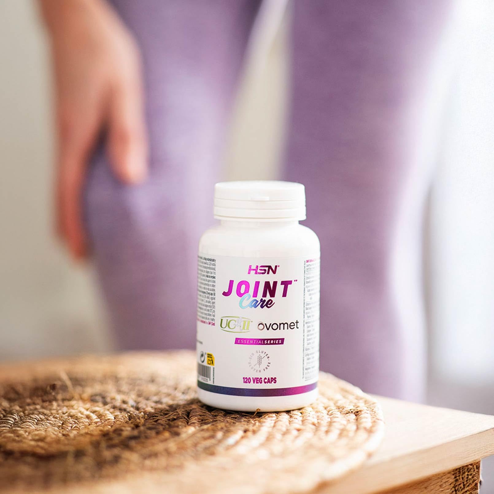 HSN Joint Care – Colágeno UC-II® – 120 Cápsulas Vegetales | Con Boswellin®, Ovomet®, BioPerine®, vitamina C y manganeso que contribuye a la formación normal del tejido conectivo