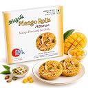 Bhagat's Heera Sweet Original Delicious Son Roll with Almonds and Pistachio Garnished | Soft Flaky Sweets Mithai Box | Preservatives Free| Premium Gift for Traditional Indian Celebrations (250 GRAM, MANGO FLAVOURED SON ROLL) gallery image
