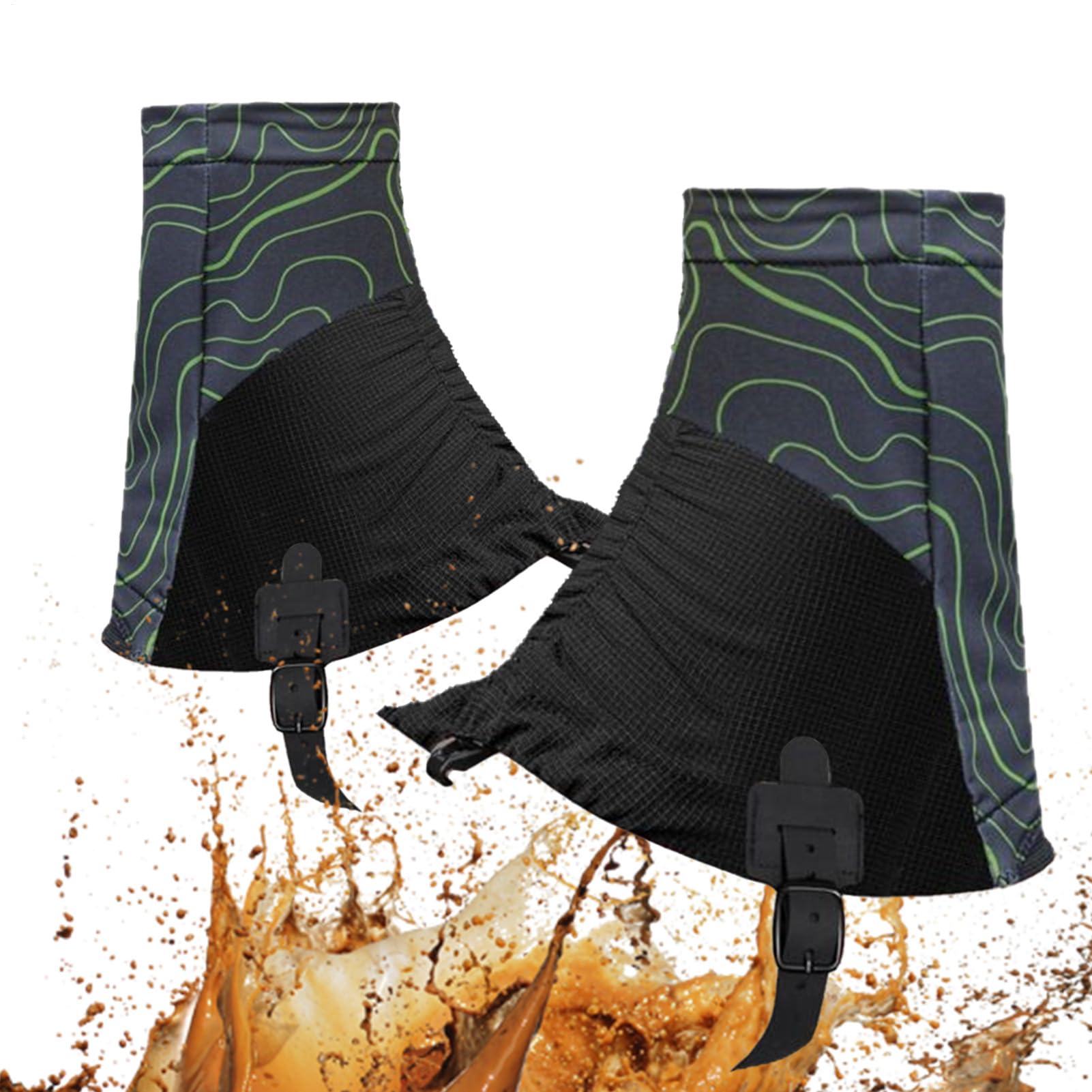 Polainas Para Trail Running, Ajustables Y Transpirables - 1 Par