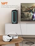 CableCreation VR Charging Link Cable 5Gbps Super Data Speed 16FT | 90 Degree USB A to USB C 3.1 Cable Compatible with Meta Quest 3S/Quest 3/Oculus Quest 2/Pico 4 Accessories and PC/Steam VR