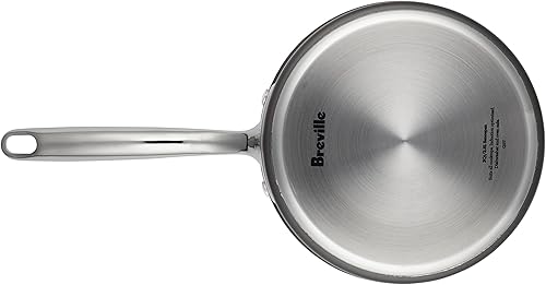 Miniatura 9 de Breville - 84478 Breville Thermal Pro Sartén antiadherente anodizada dura con tapa, 2 cuartos de galón, color gris