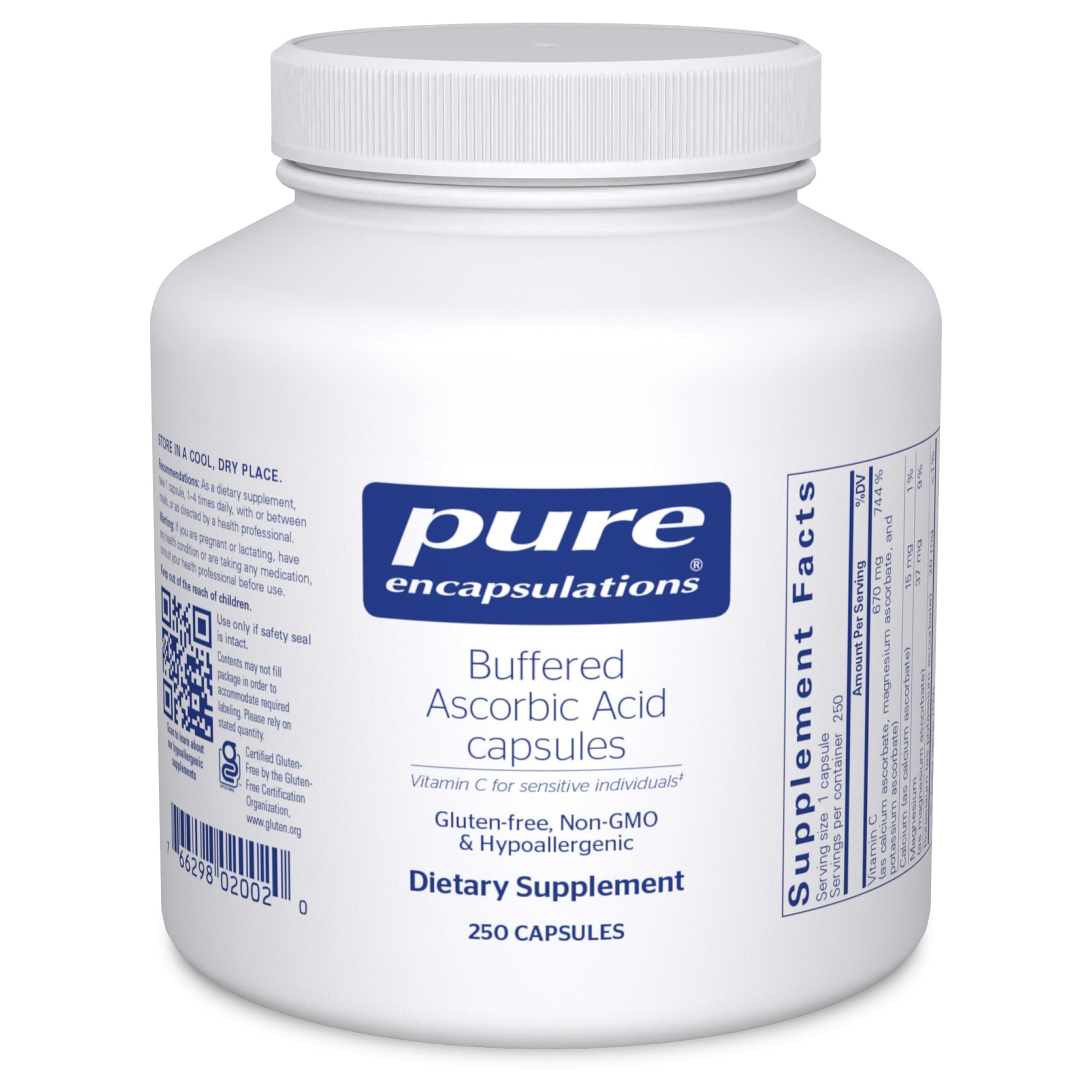 Pure Encapsulations Buffered Ascorbic Acid Capsules, 90 Capsules — Amazon image 8