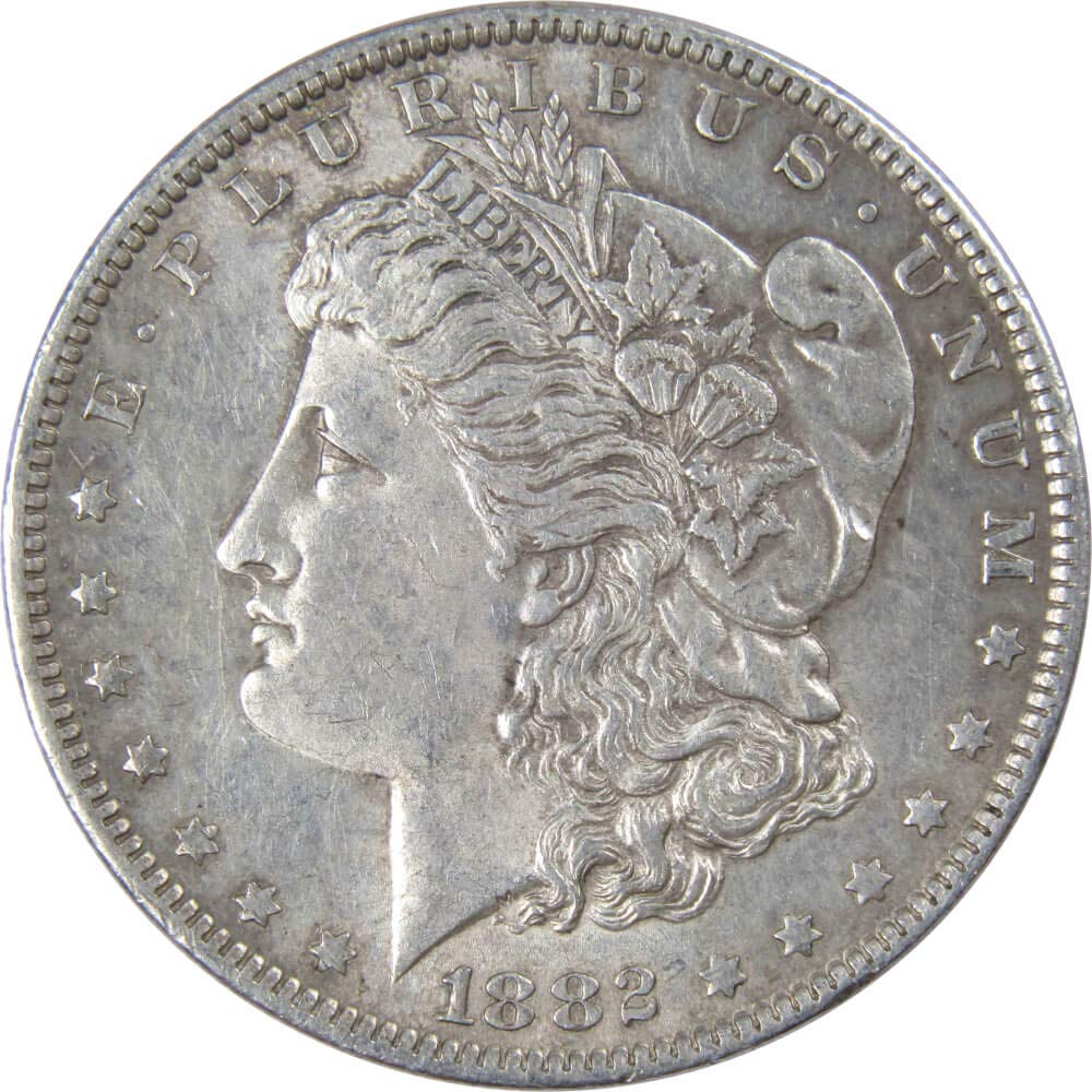 1882 O Morgan Dollar XF EF Extremely Fine 90% Silver $1 US Coin