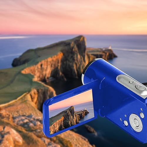 Miniatura 7 de Cámara digital, cámara de 16 millones de megapíxeles para niños, cámara de vlogging con pantalla LCD de 2.0 pulgadas, zoom de 16 x compacto