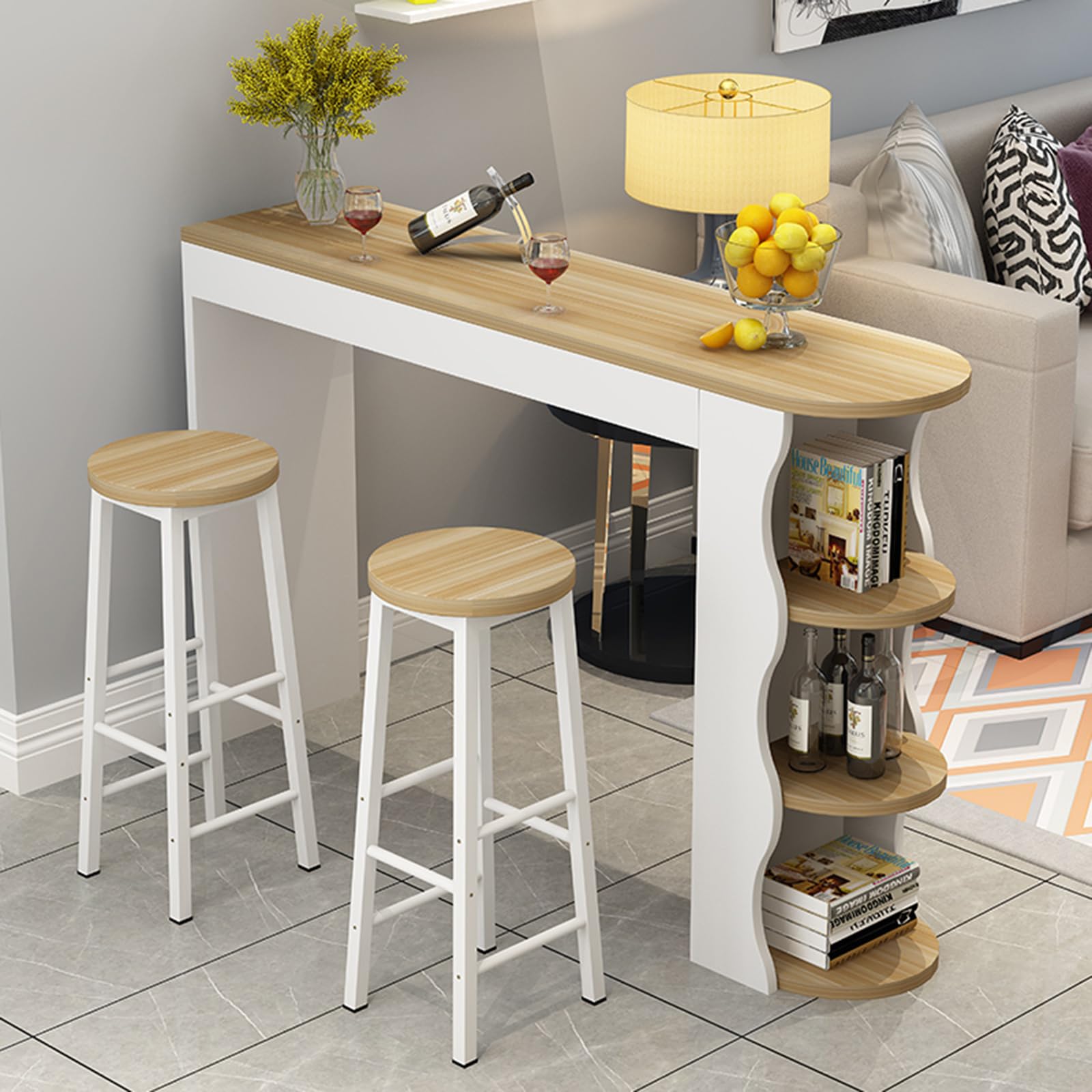 純正ケース付き！BAR COUNTER TABLE SMBT×NTF Amazon.co.jp: Bar Counter Table Simple Home Small Bar Partition