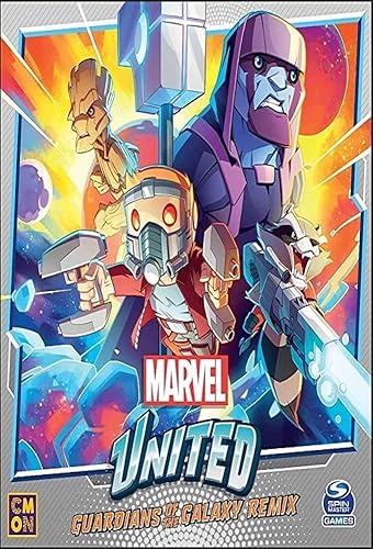 Marvel United Guardians of The Galaxy Remix Expansion | Juego de miniaturas de mesa | Juego cooperativo para adultos y niños | A partir de 14 años |