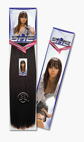 SHE Yaki Natural Human Hair Weave 8" 10" 12" 14" 16" 18" Color: 18"#27