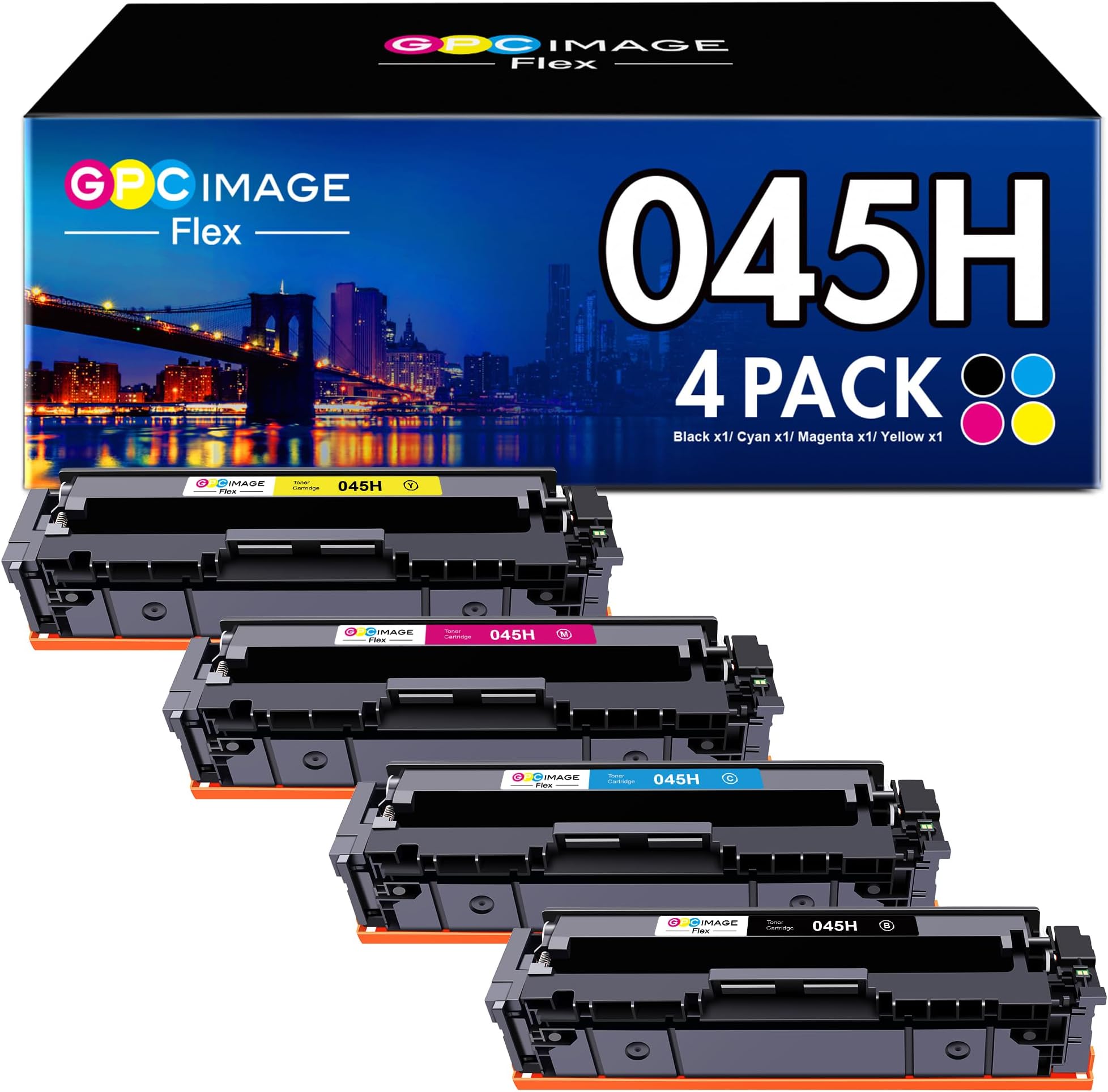 Bubprint 4 Toner kompatibel als Ersatz für Canon 045 045H 045 H i Bubprint 4 Toner kompatibel als Ersatz für Canon 045 045H 045 H i
