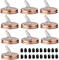 Vista 18 de Tarro con pico vertedor Mason Jar. Picos vertedores de flujo libre para tarro Mason Jar, tarro Mason para pico de boca regular tamaño 70mm