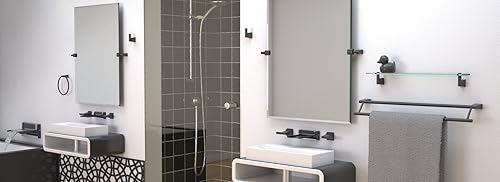 Miniatura 6 de Gatco 4029 Tavern - Espejo ovalado, níquel satinado, 26.50"