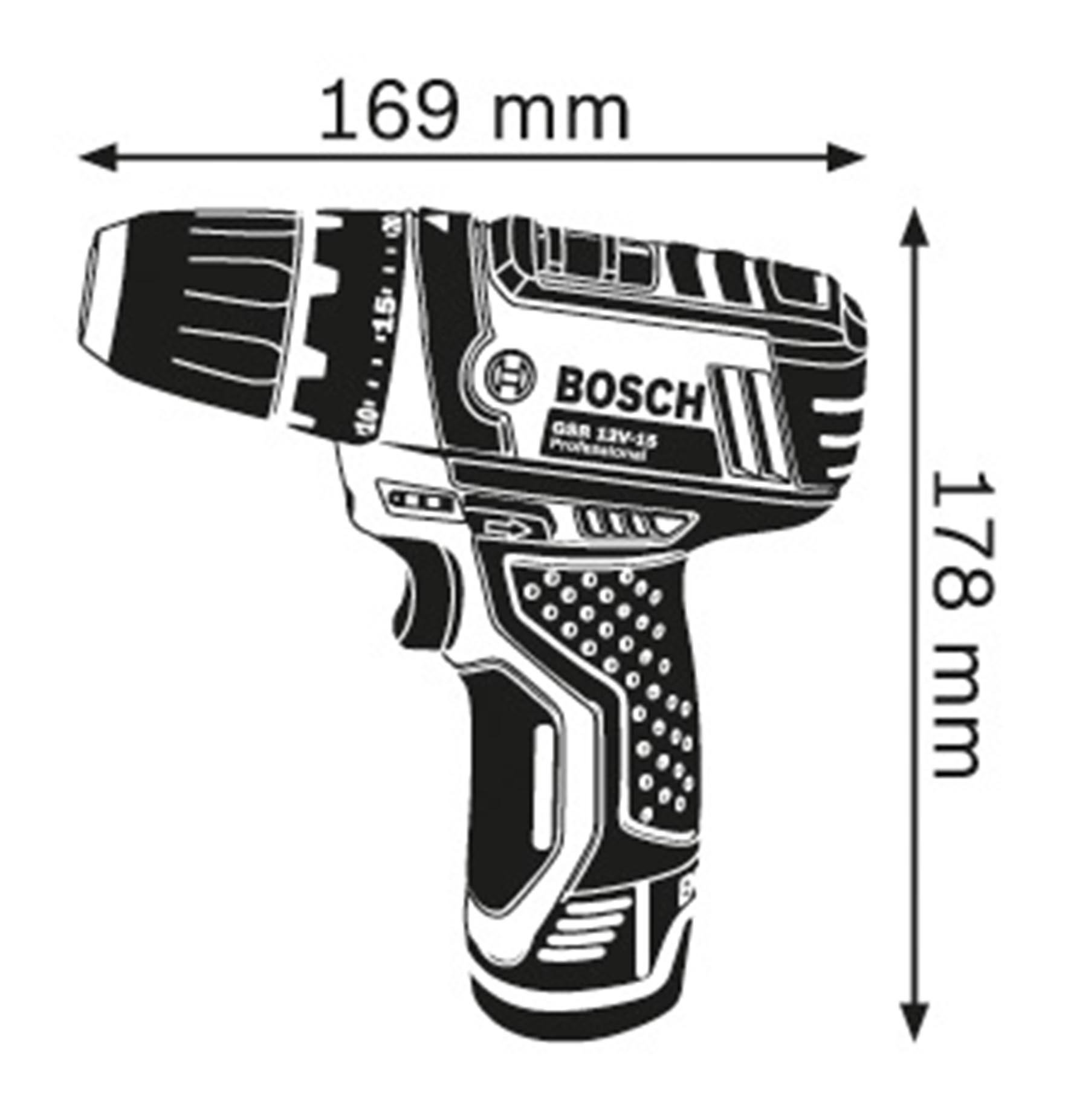 Amazon | Bosch Professional(ボッシュ) 10.8V コードレスドライバー 
