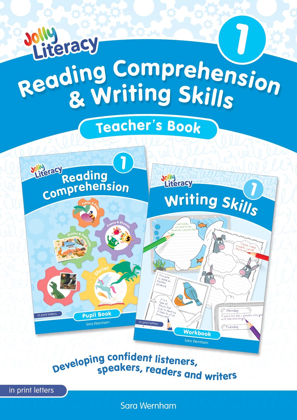 Reading Comprehension & Writing Skills Teachers Book 1 : In Print Letters (British English edition)