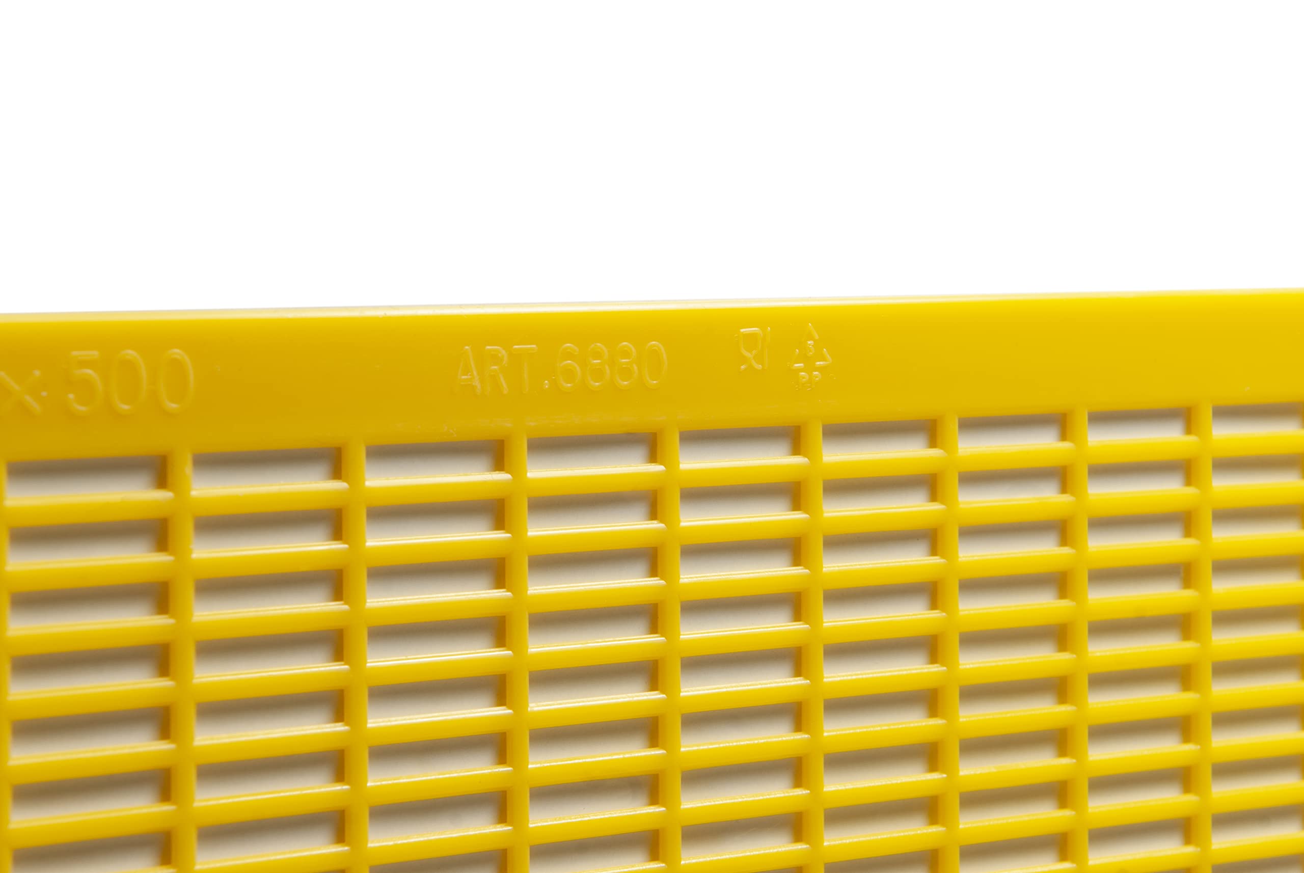 Escludi Regina Plastica Alimentare 43x50 cm Giallo x Arnia Dadant Made in Italy