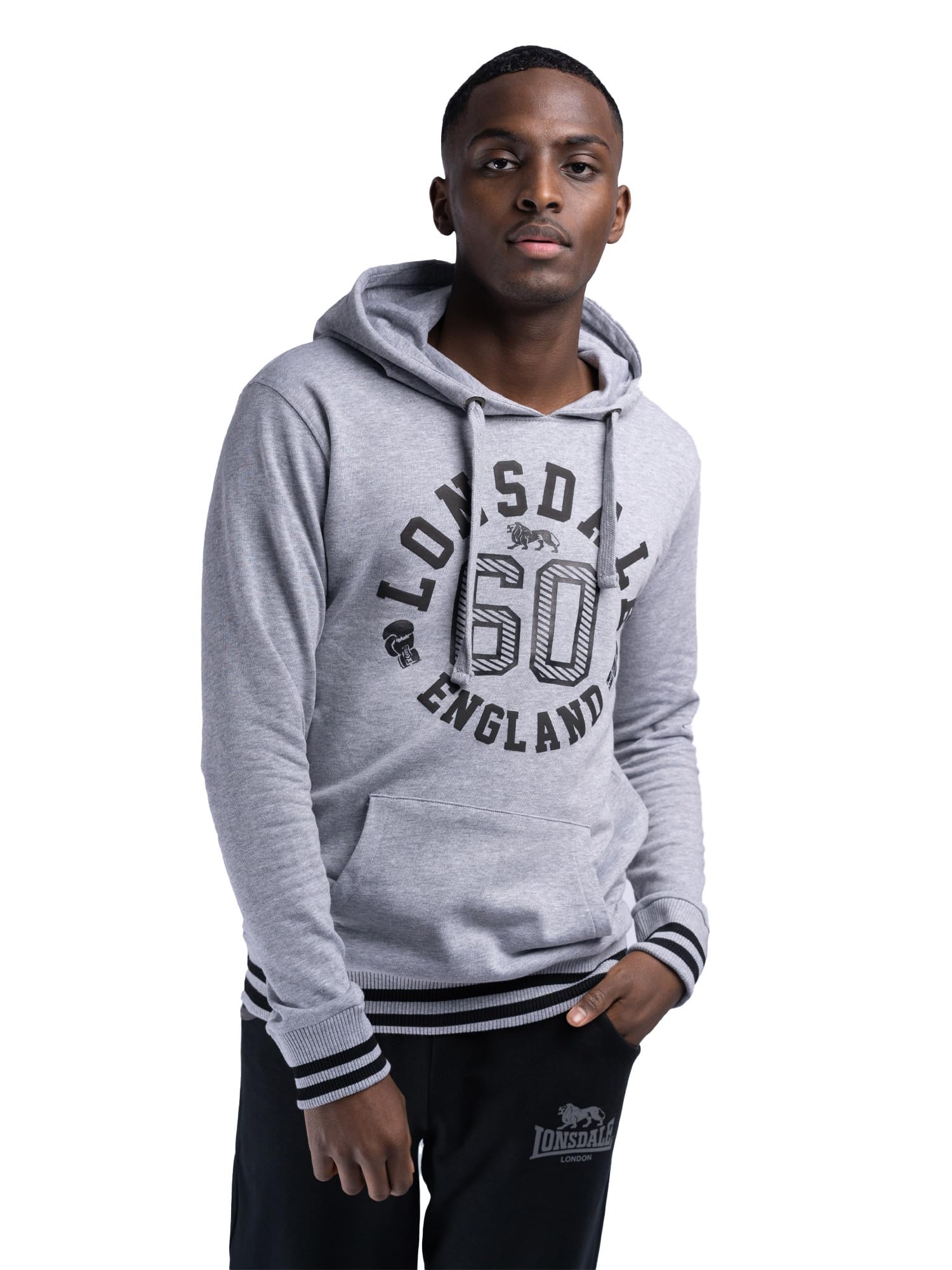Lonsdale men's hooded sweatshirt slim fit MAMHEAD XXL
