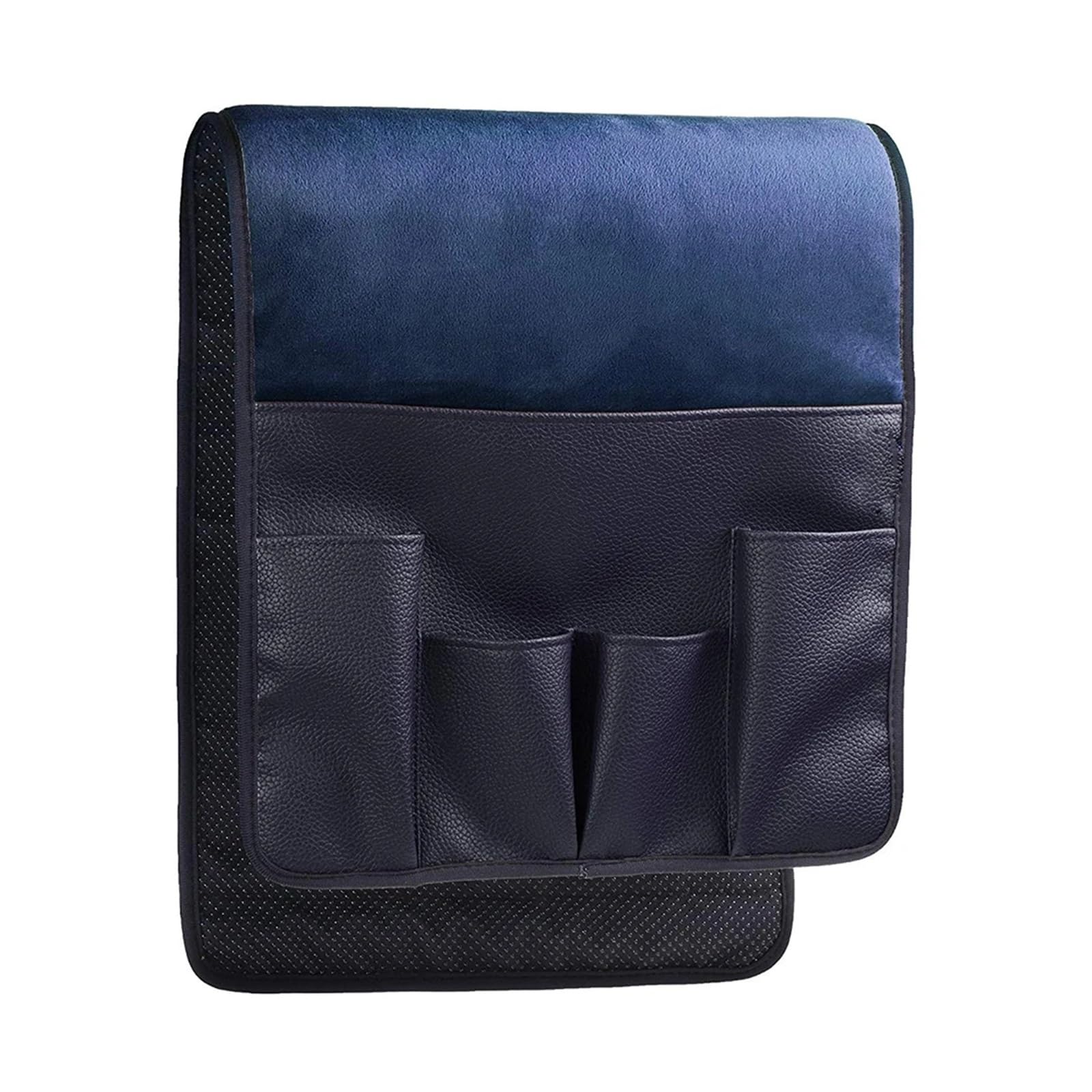 Betttasche Hängetasche for Sofas aus PU-Leder mit 5 Taschen, Organizer for Couch, Aufbewahrungstasche for Sofa, Seitenstuhl, Armlehne, Hängetasche for Bücher und Zeitschriften Für Betten, Sofas(Purple