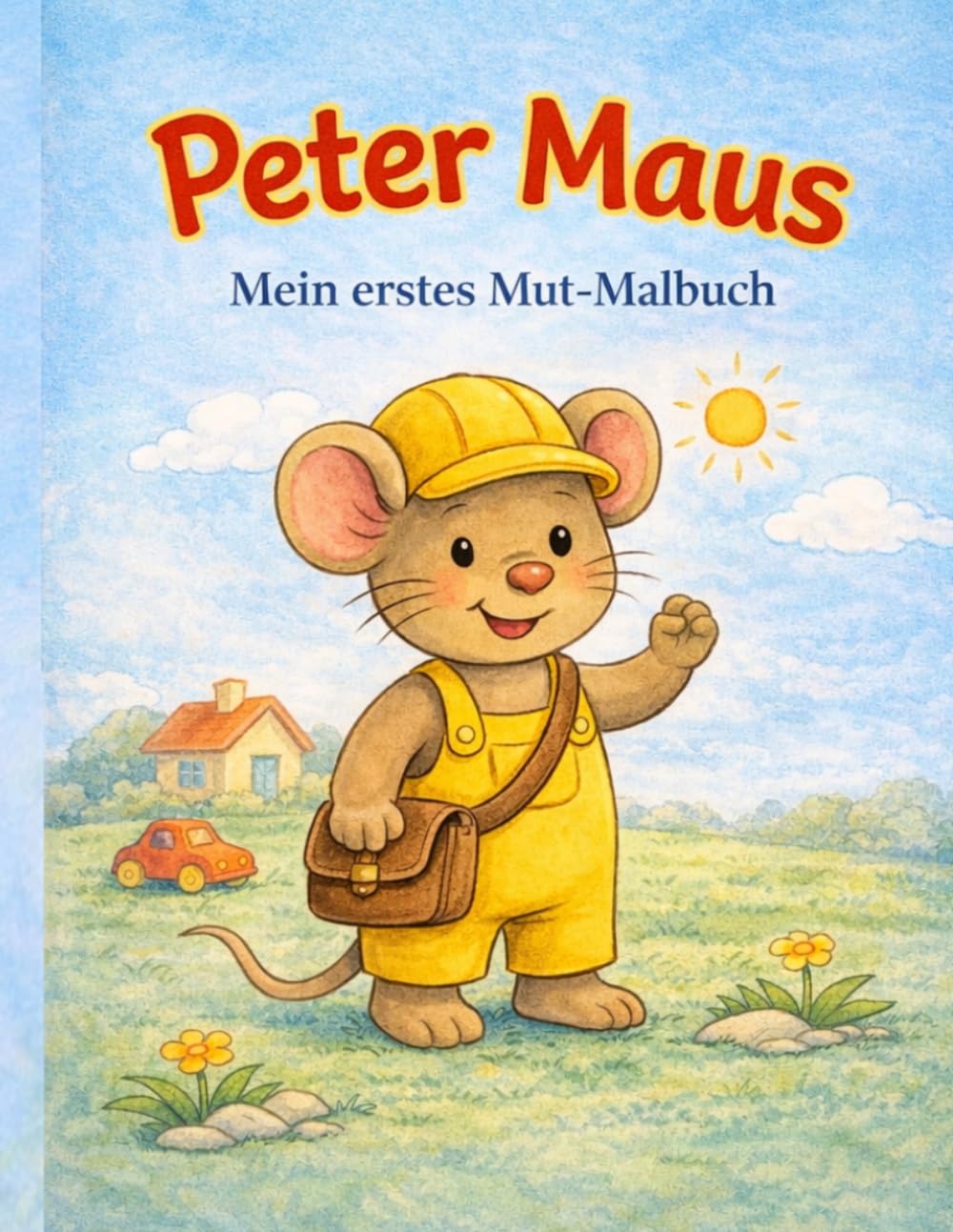Peter Maus - Mein erstes Mut-Malbuch: Große, einfache Bilder zum Ausmalen und Mutmach-Geschichten zum Vorlesen