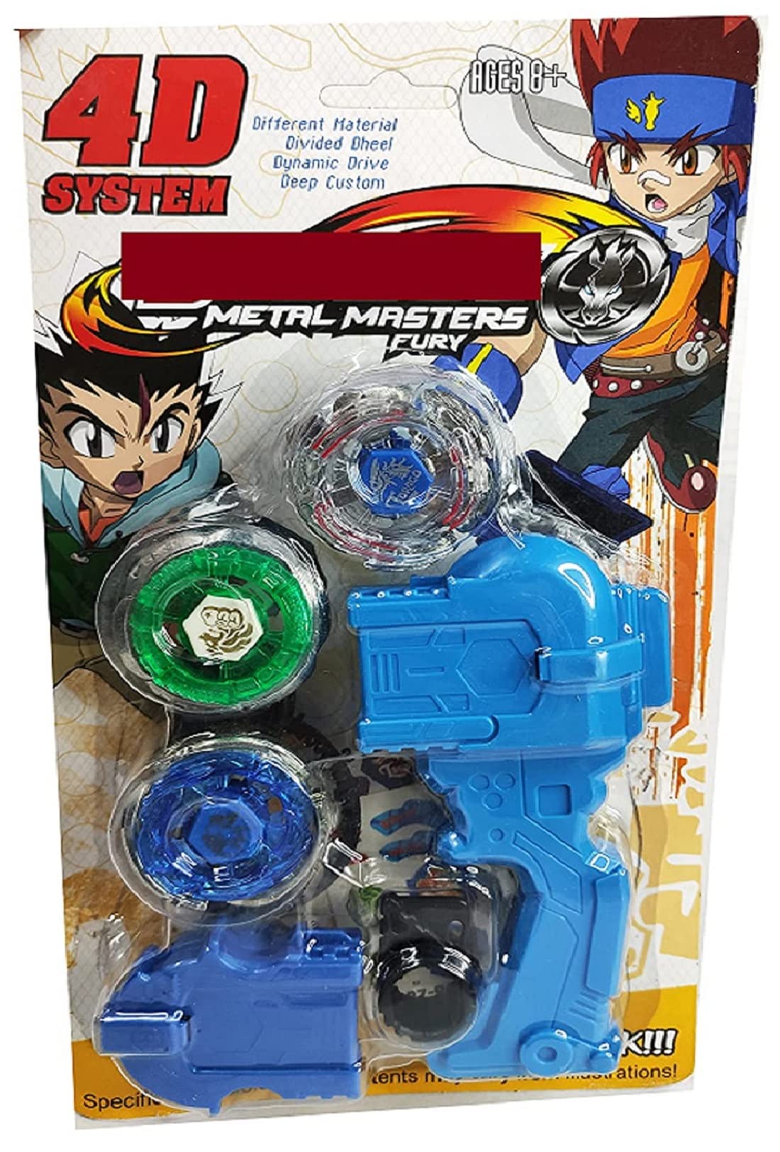 FLYmart 4D System Metal Galaxy Twin Twister Spinning Toy with Handle Launcher & Blades | Spin Launch Cool Spinning top Toy for Kids Battle Indoor & Outdoor Game 3+ Years (3 Blades and 1 Launcher) (B0B1B1W623) Amazon Price History, Amazon Price Tracker