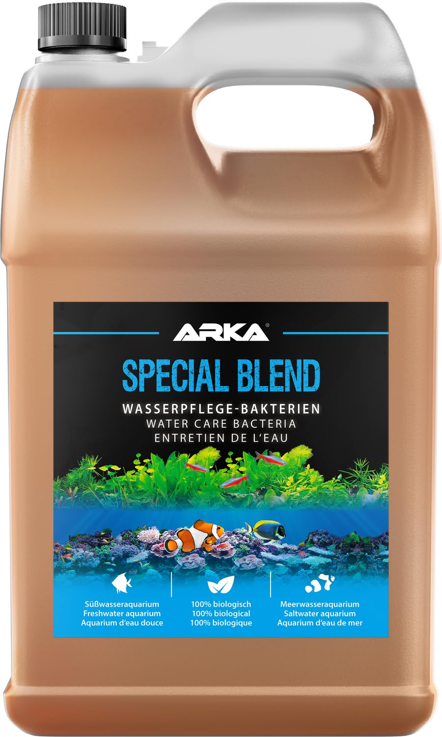 MICROBE-LIFT Special Blend – wysoce aktywne bakterie, do akwarium blisko natury, wspomaga rozkład zanieczyszczeń, woda słodka i morska, 3785 ml