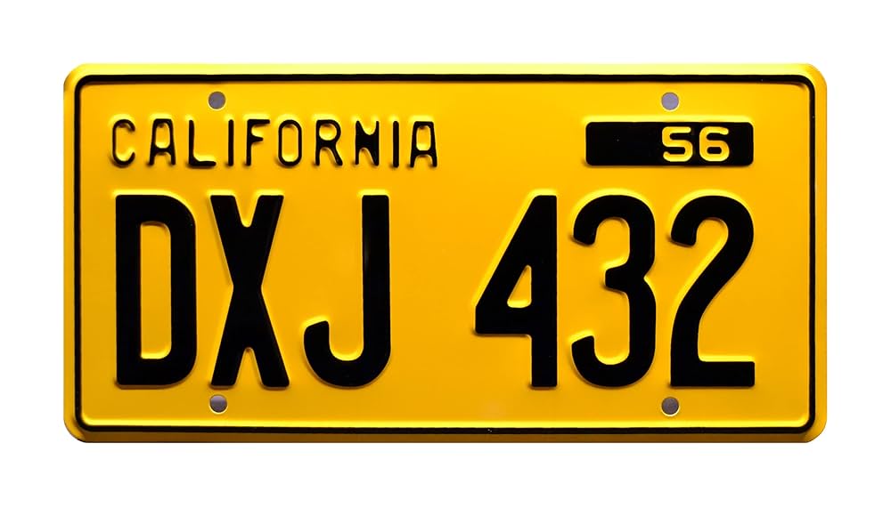 Grease | John Travolta | DXJ 432 | Metal Stamped License