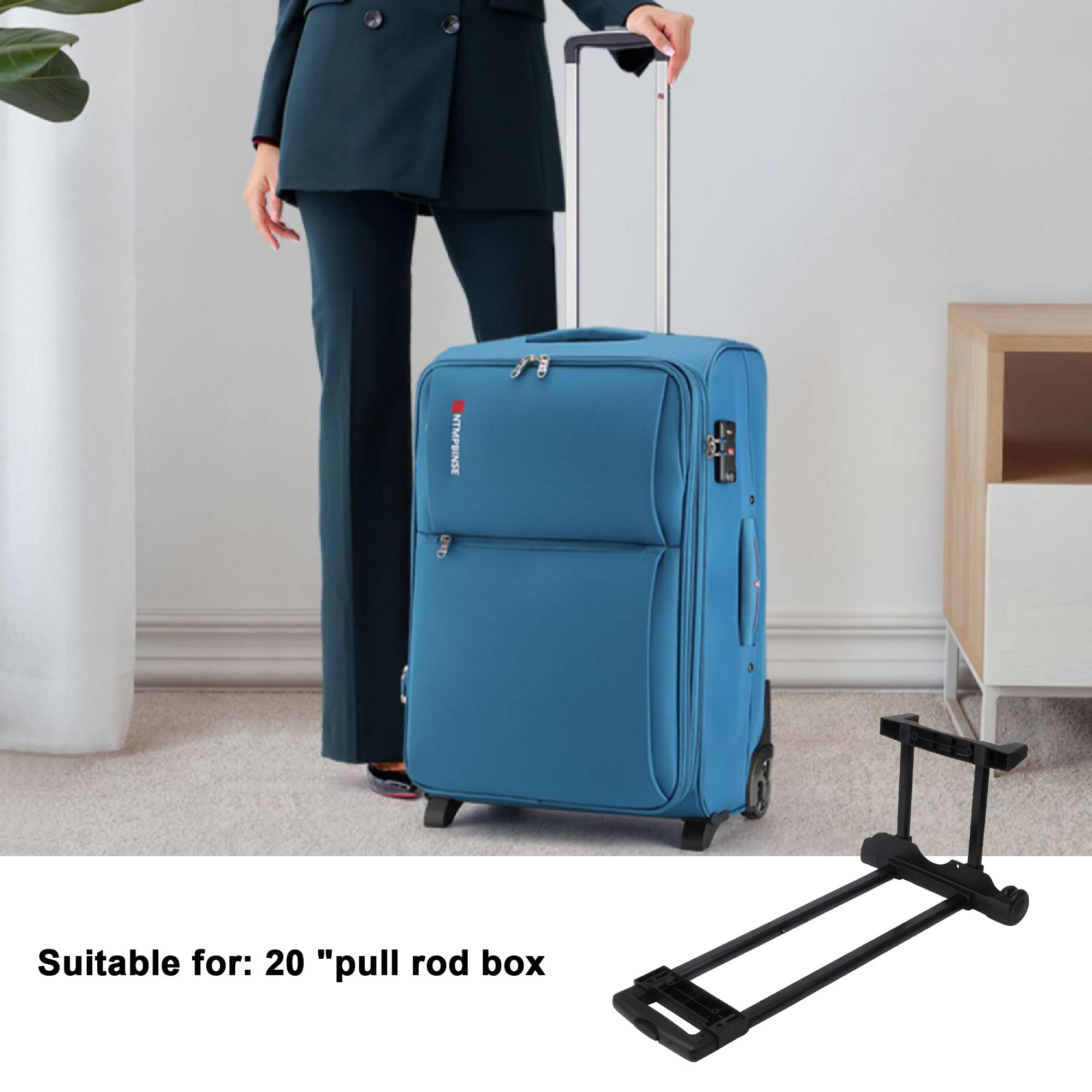 Maleta de mano de 20 pulgadas R018# con mango telescópico con ruedas para viajes y uso en movimiento automático