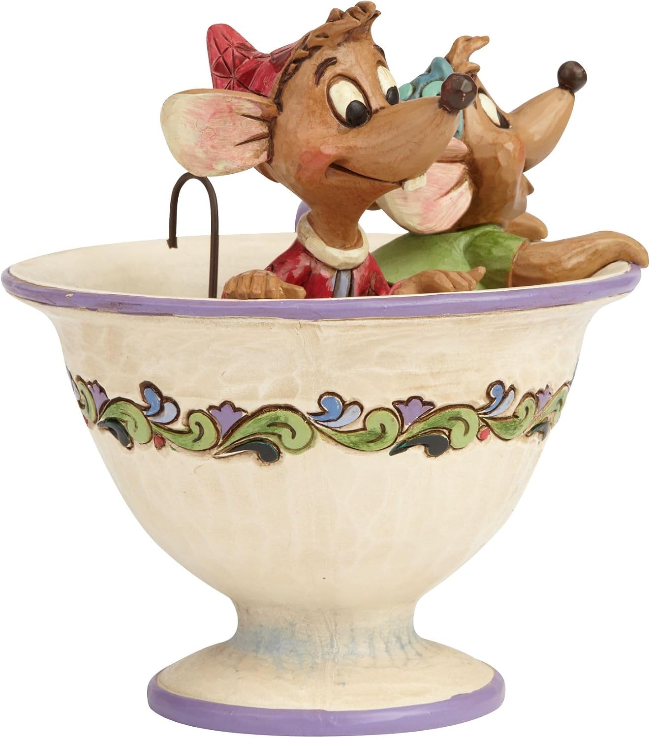 Enesco Jim Shore Disney Traditions Cinderella Jaq and Gus Tea for Two Figurine 4016557 image 2