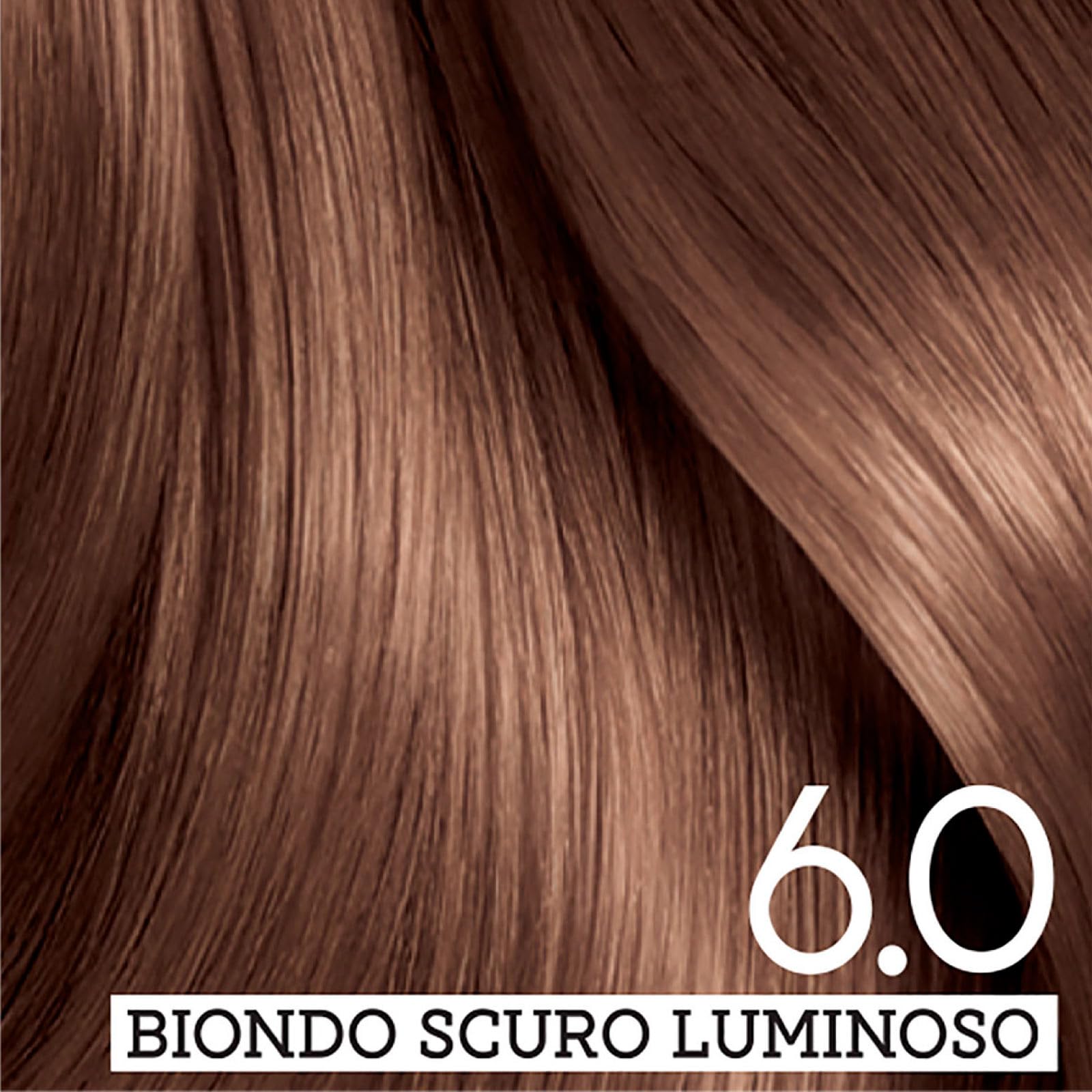 Franck Provost Tinta Permanente Riutilizzabile per Capelli con Trattamento di Bellezza Colorazione Professionale e Copertura Ottimale a Lunga Durata Colore 6.0 Biondo Scuro Luminoso - 3 Tinte