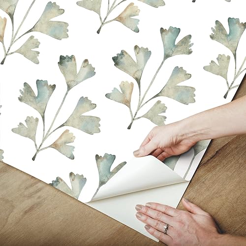 Miniatura 3 de RoomMates RMK12640PL - Papel pintado para despegar y pegar con diseño de gato verde