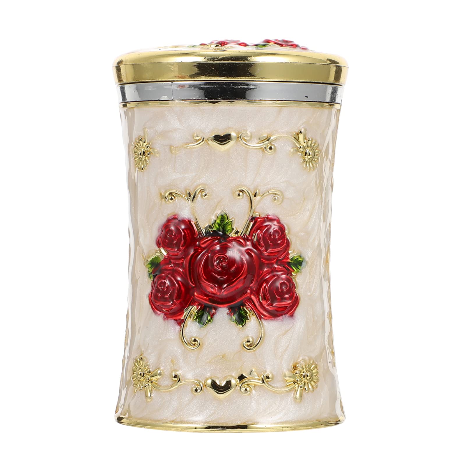 Pojemnik Na Wykałaczki, Dozownik Na Wykałaczki, Pojemnik Na Wykałaczki, Uchwyt Na Patyczki Higieniczne W Stylu Vintage, Organizer Na Wykałaczki, Pudeł(Złoty Wr)