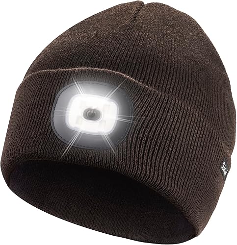 Miniatura 65 de Etsfmoa Gorro unisex con la luz, regalos para hombres, papá, padre, gorras recargables por USB