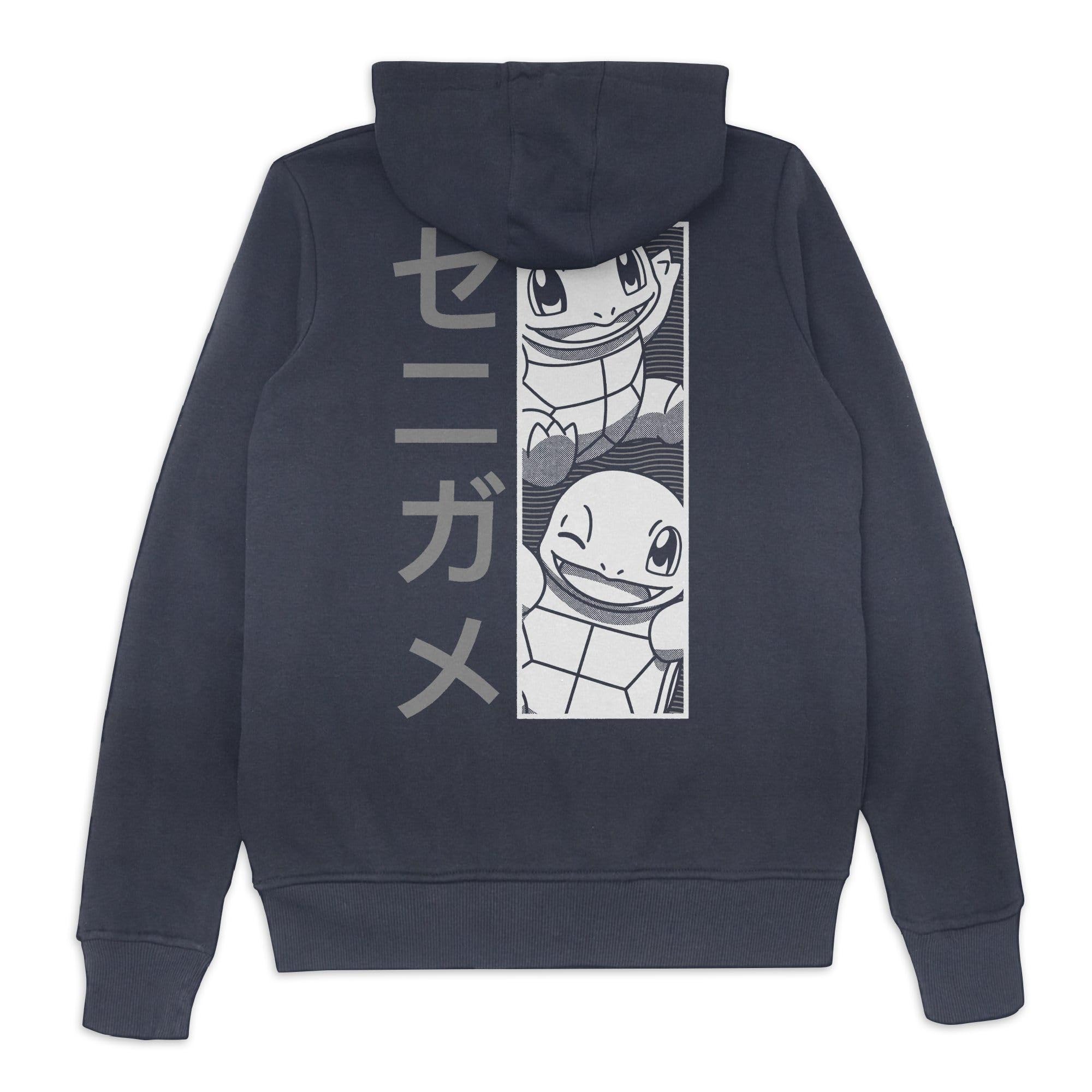 Zavvi Unisex Navy Pokémon Squirtle Manga Hoodie - M