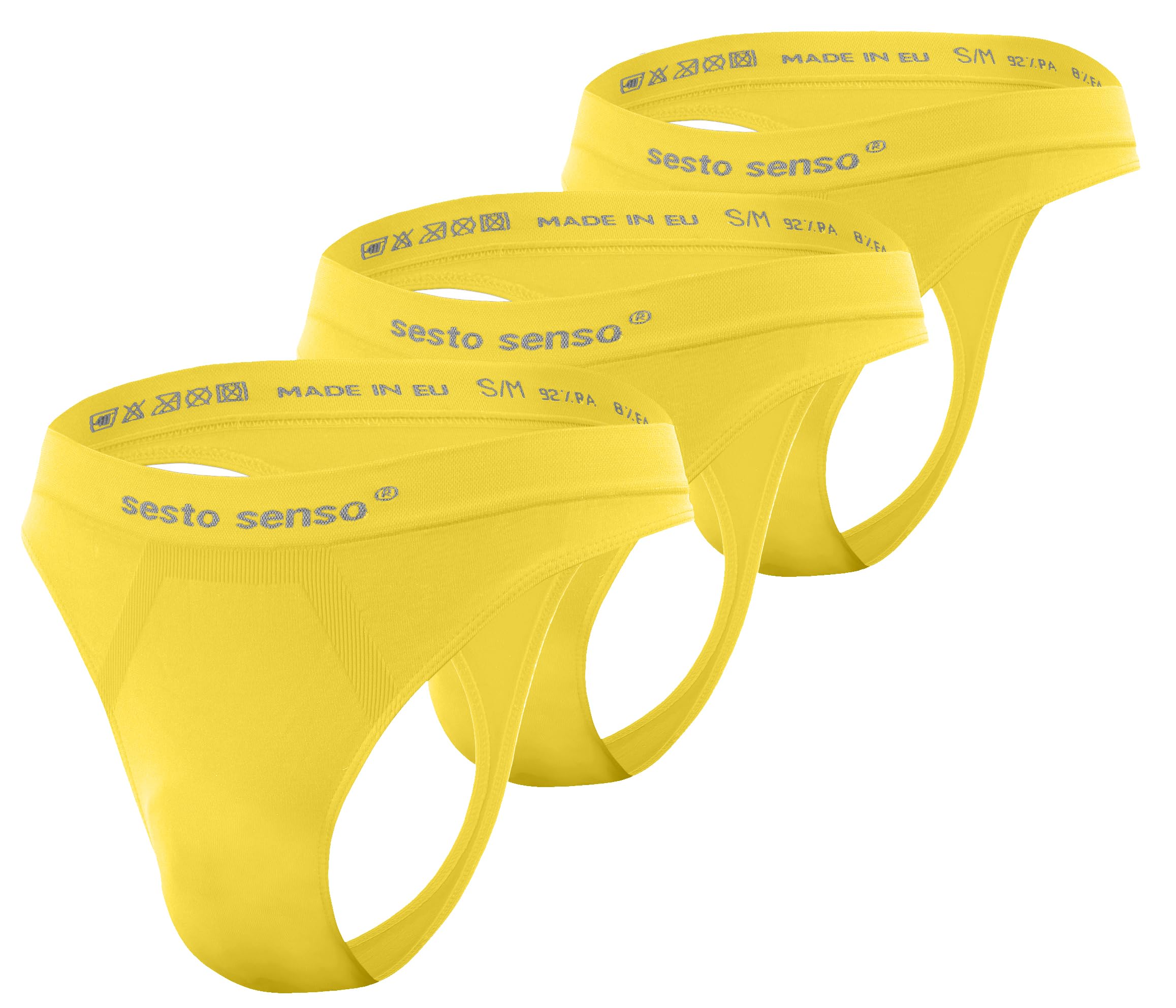 sesto senso Uomo Seamless Strings Mutande G-Strings Sexy Intima di Base Perizoma 3 Pack