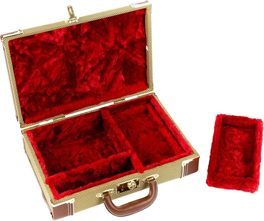 Fender ハードケース ツイード アタッシュケース ハーモニカ レア Fender ハードケース ツイード アタッシュケース ハーモニカ