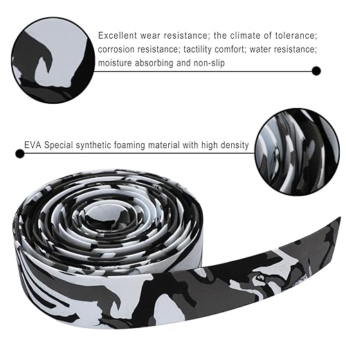 Miniatura 3 de Camouflage Serie comfort GEL cinta para manubrio de bicicleta con puntos reflectivos