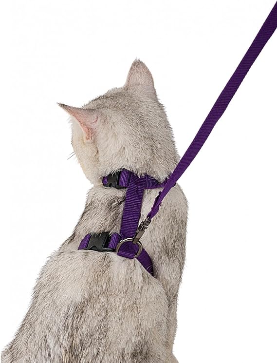 Orret Home 110 cm Body Mounted Cat Collar, Comfortable and Adjustable Design, Ideal for Safe Walks, Durable and Stylish Cat Harness, Breast Collar