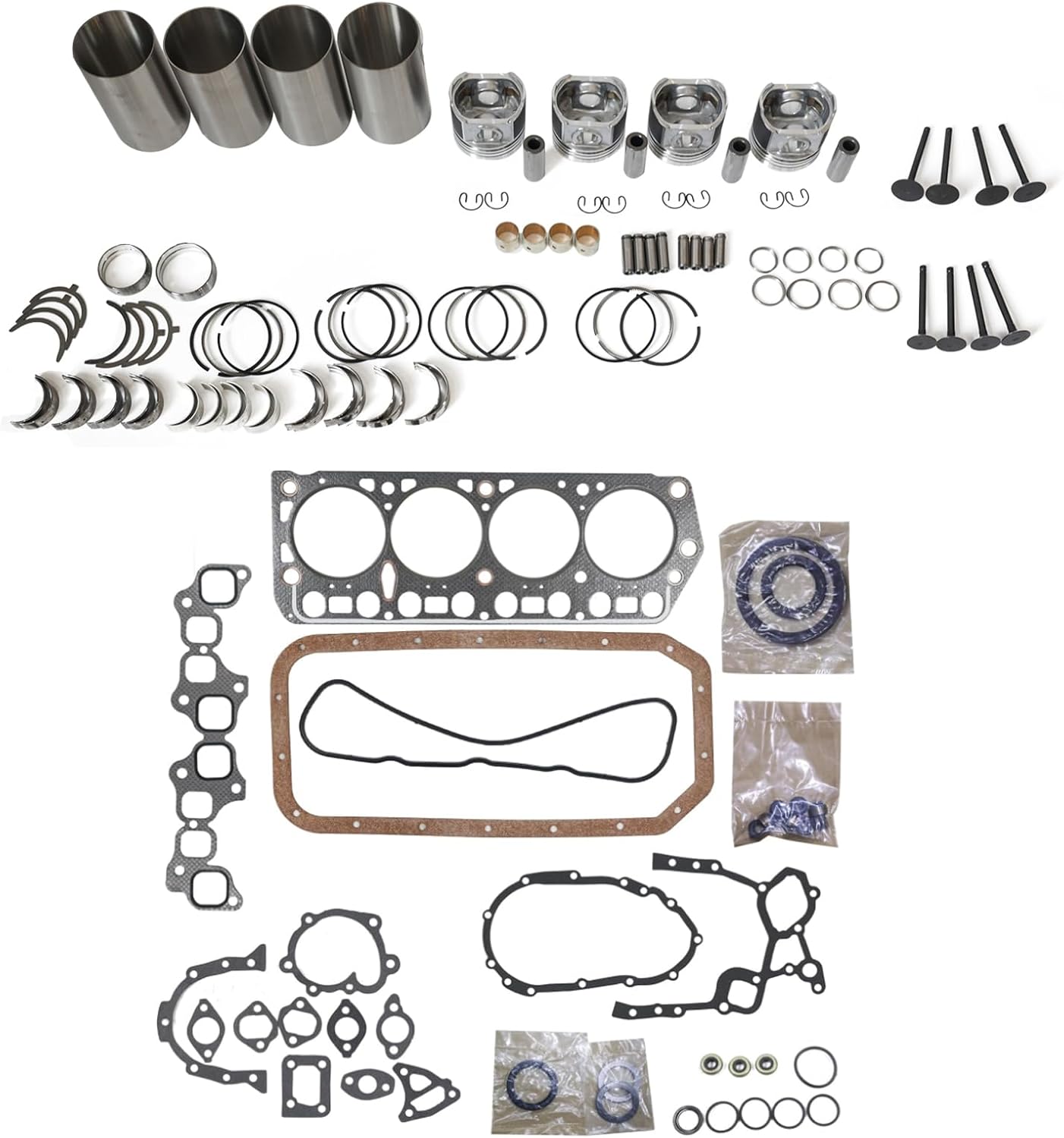 Overhaul Rebuild Kit fits for Toyota 4Y Engine 5FG 6FG 7FG Forklift