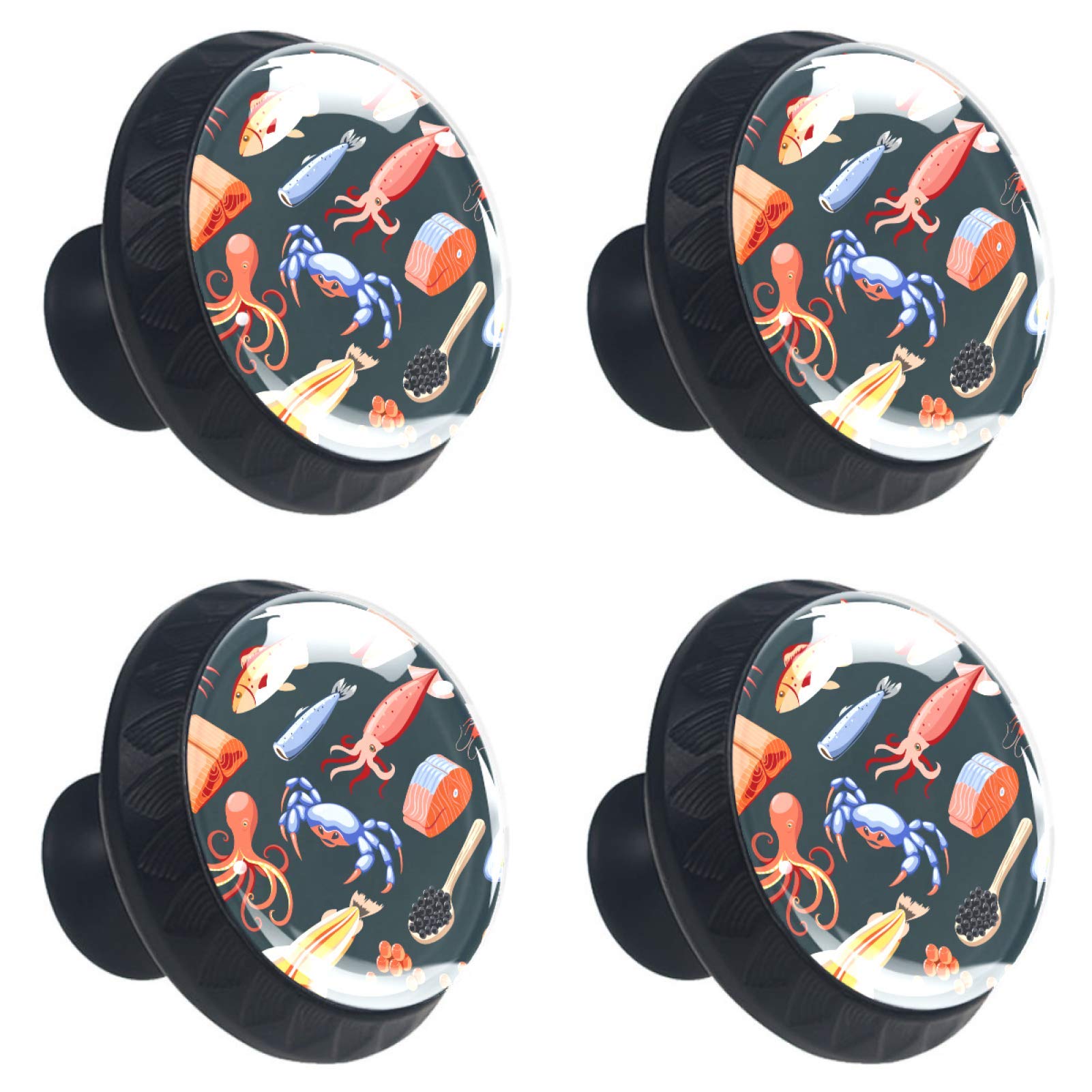 Boutons ronds en verre pour reparer facilement un tiroir ou meuble ancien