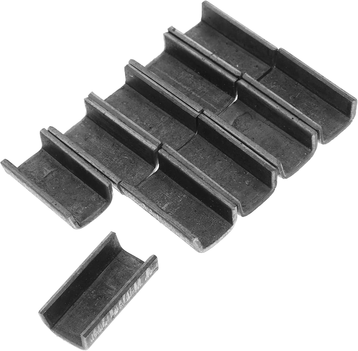 KESYOO 10pcs Iron Hoe Clips for Gardening Tools Easy Installation Replacement Parts for Hoes Axes and Hammers Accessories for Tool Maintenance