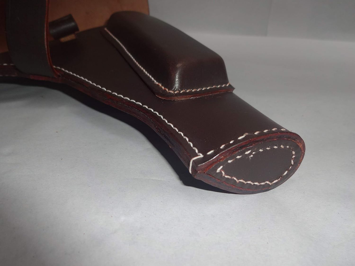 warreplica German P35 Radom Leather Holster - Dark Brown Color