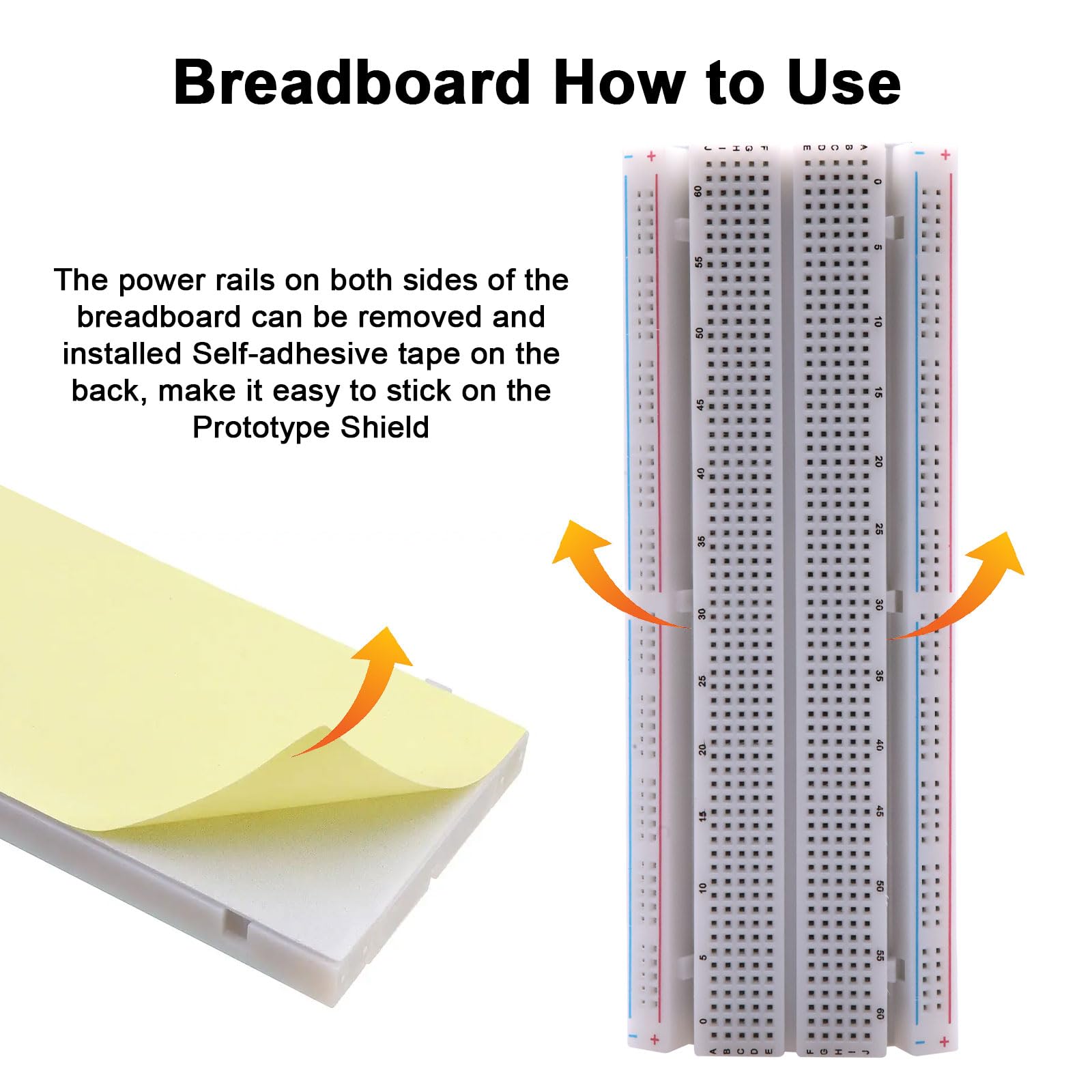 Kombinierbares Spleiß Breadboard, 2 x 830Löcher Breadboard, 2 x 400 Löcher Breadboard,