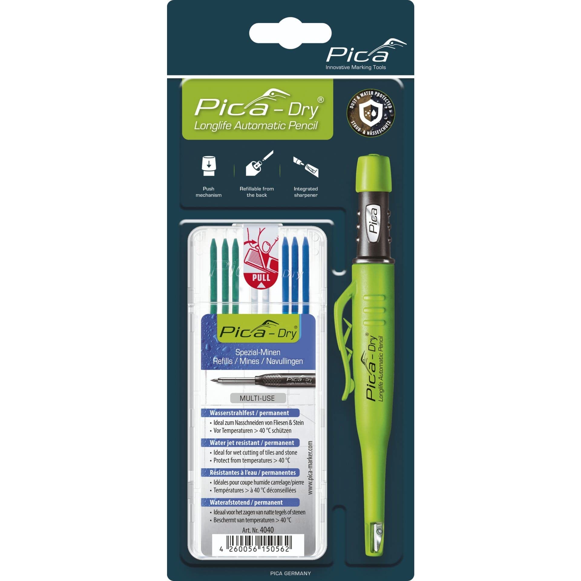 PicaMarker 30404 Dry Bundle Marker + 1 x Lead Kit N¬∞ 4040