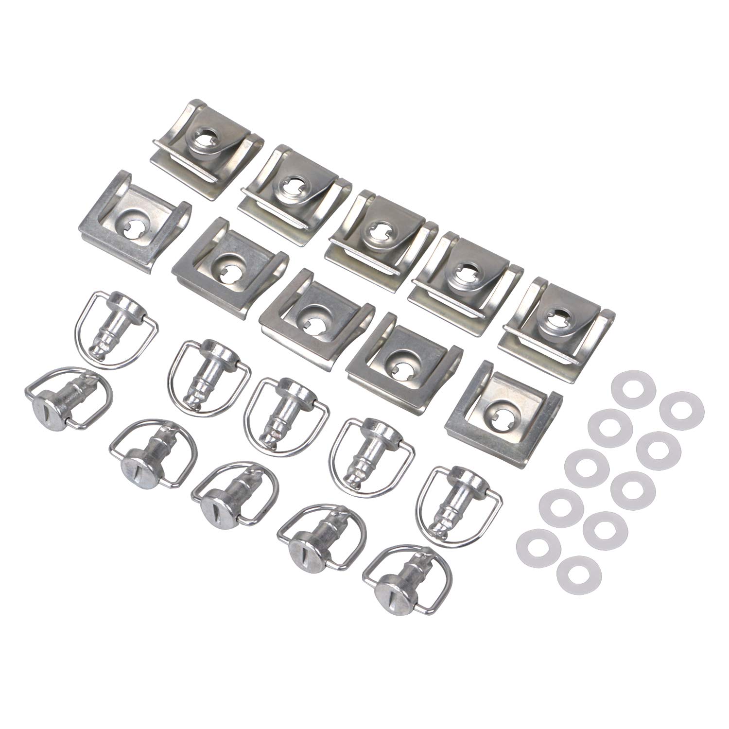 Fairing Clips Motorcycle Fairing Clips 15mm Quarter Turn D-Ring Fairing Fasteners ...